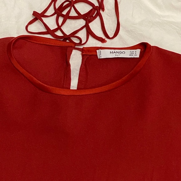 Mango Red Blouse - Picture 2 of 3